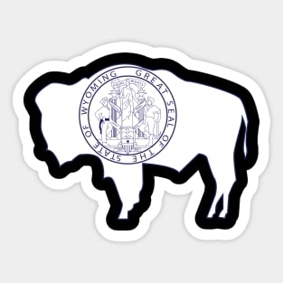 Wyoming Bison Sticker